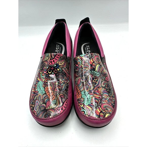 Klogs Ashbury Zen Tangle Slip On Clogs Pink/ Black Size 6.5M - Picture 2 of 9